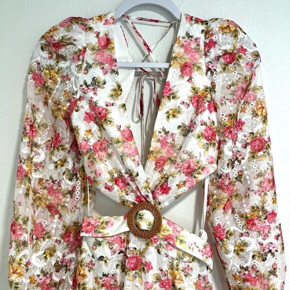 GIANNI BINI Lillian Cutout Floral Maxi Dress - Picture 5 of 10